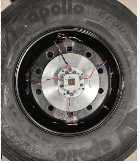 Wheel-mounted strain telemetry instrumentation